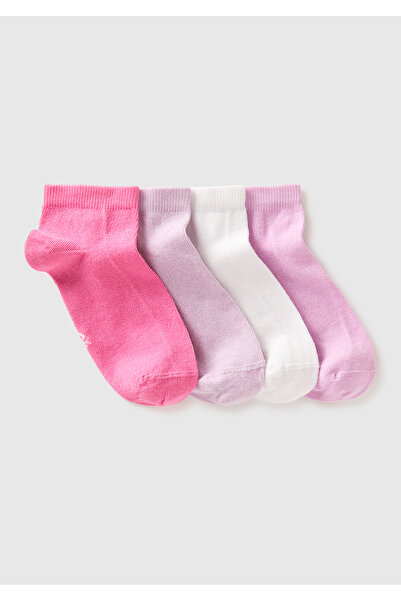 United Colors of Benetton Boy's pink mix colorful 4-pack long socks