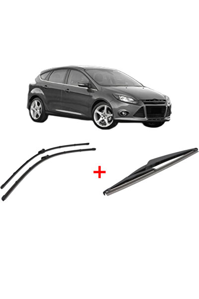 VALEO Σετ 3 υαλοκαθαριστήρων FORD FOCUS III 2010-2020, για μπροστινό και πίσω...