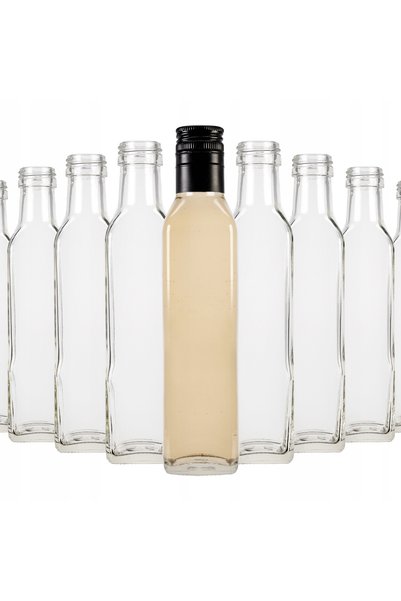 SuperButelki Set de Sticle, Marasca, 250 ml, 21.5 x 4.5 cm, Masliniu, cu Doza...