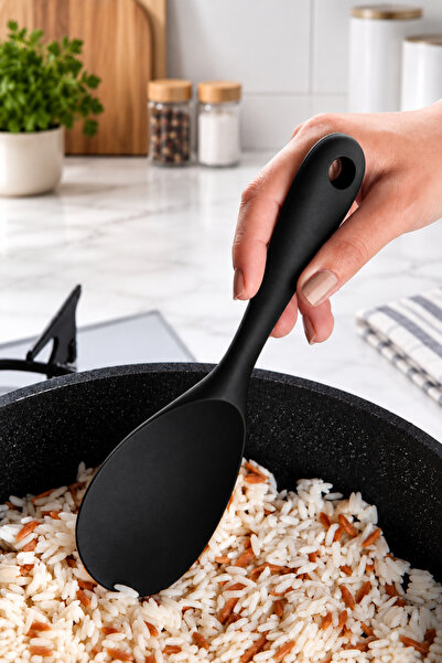 evolis kitchen Single Heat Resistant Fireproof Non-Stick Silicone Rice Spoon