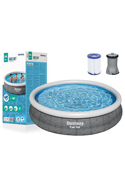 BESTWAY 57445 Piscină extensibilă 366 x 76 cm