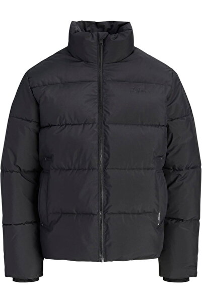 Jack & Jones JACK &JONES Lupo Puffer χειμερινό μπουφάν - 12298653-Μαύρο