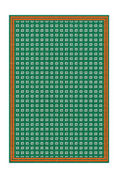 Rugs Modern Halı Aura Checkered Rhythmic Patterned Woven Base Decorative Carp...