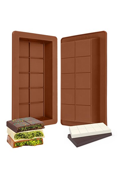 Generic Brand Set de 2 forme de ciocolată, forme de ciocolată, forme de cioco...