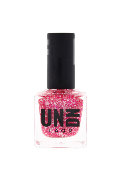 Generic Brand Vegan Nail Polish - 0206 Pink-White Splatter by UNDN for Women ...