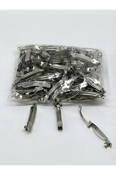 WORDAKS Otomatik Metal Toka Aparatı Toka Klipsi 6 Cm 4 Adet