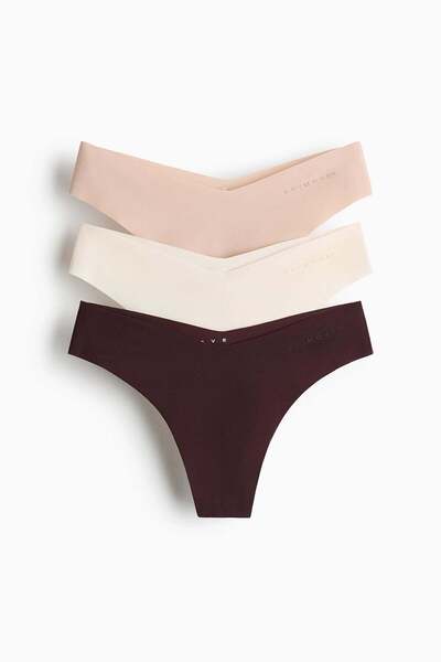 H&M 3-pack DryMove™ Sports thong briefs
