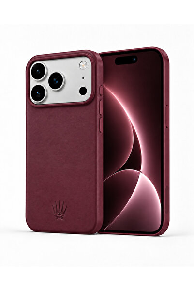 WATCHOFROYAL Bexocase Iphone 18 Pro Max Mürdüm Manyetik Özellikli Deri Kılıf
