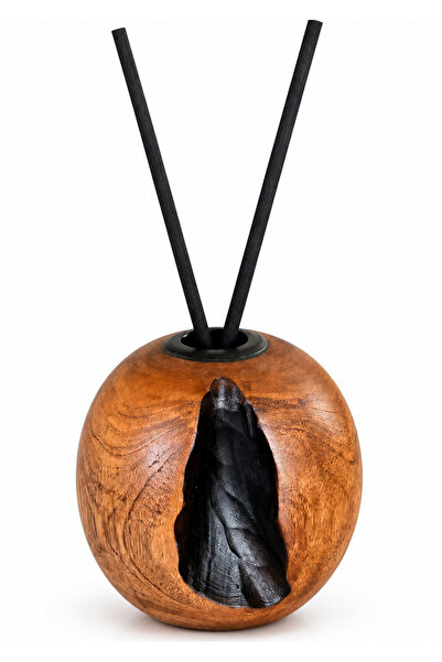 Lessio Home Selero Endonezya Bali El Yapımı Doğal Teak Ağacı Kokuluk / Dekora...