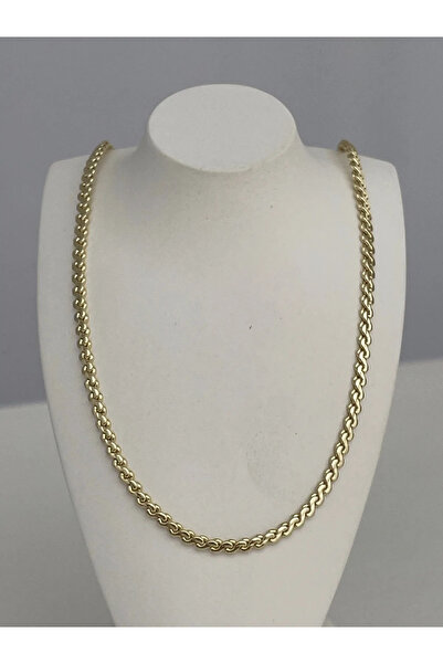 Luparadis Special Series Gold Fine Knitted Italian Chain Necklace 45 cm