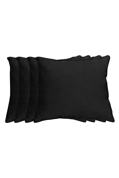 Rubino Set 4 perne decorative deco mini Negru