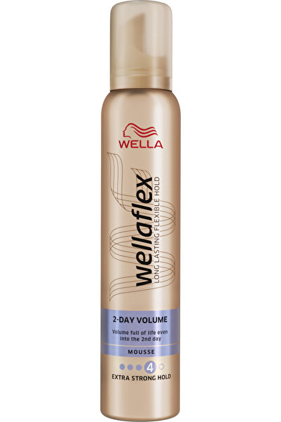 Wella Wellaflex Μους Μαλλιών για Όγκο 2 Ημερών, Έξτρα Δυνατό Κράτημα 200 ml