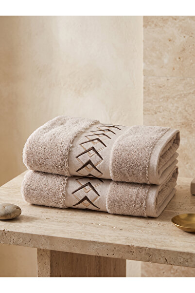 Dantela True 2-Piece Embroidered Hand Towel Set 50X90 cm
