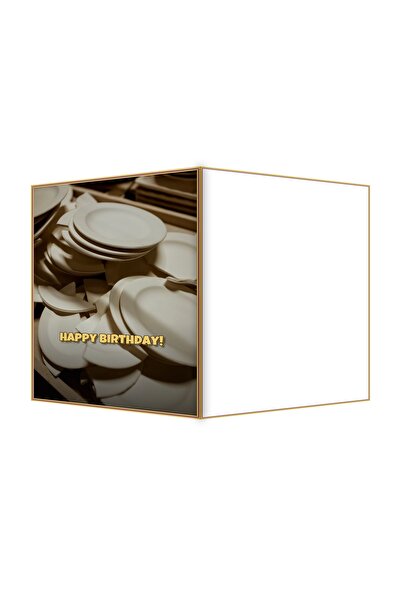 OEM Felicitare Aniversare Farfurii din portelan suprapuse, design elegant, 13...