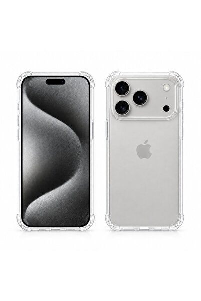 General Store Husă transparentă din TPU compatibilă cu iPhone 17 Pro, antișoc...