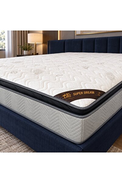 NOMAH مرتبة سوبر دريم بثلاث طبقات وPillow Top طري – راحة ودعم متوازن