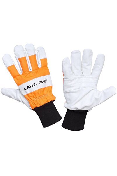 Lahti Pro Bovina leather glove with elastic cuff - 10