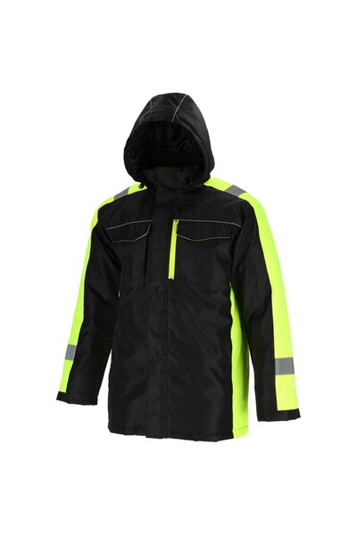 Lahti Pro Hooded and reflective quilted jacket - 3xl