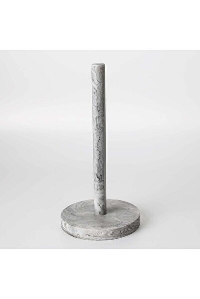 Selim Travertine Paper Towel Holder Black