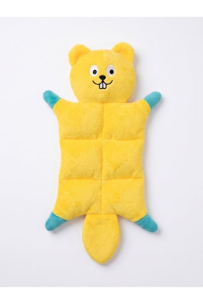 Tasma Market Plush Fox Dog Chewing and Biting Toy with Sound, Flat Body, Yell...