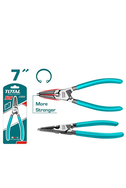 TOTAL Clește pentru Siguranțe Interne, Cap Drept, 180mm