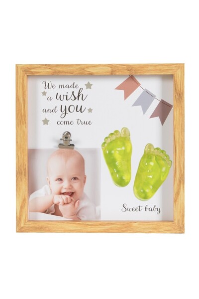 Cangaroo 3D Baby First Steps Kit, Alginate, Photo Frame, Hand/Foot, 0 Months+