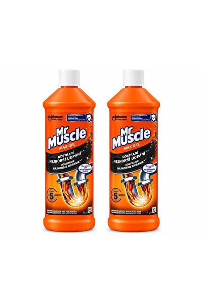 Mr. Muscle 2x 1L Mr.Muscle τζελ απόφραξης αποχετεύσεων