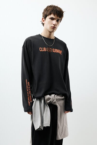 Pull & Bear STWD grafik baskılı tişört