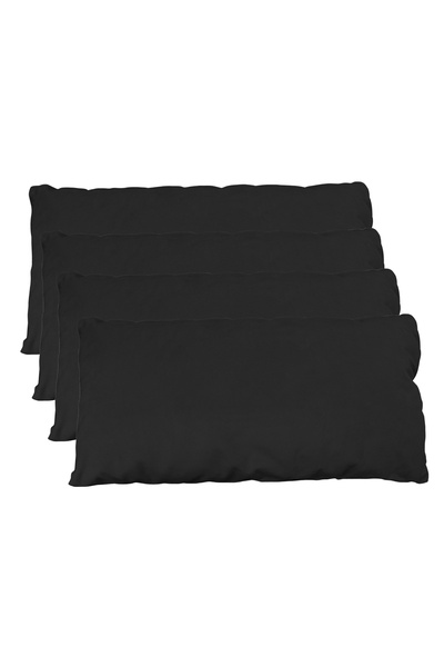 Rubino Set 4 perne decorative deco maxi 60x35 cm Negru