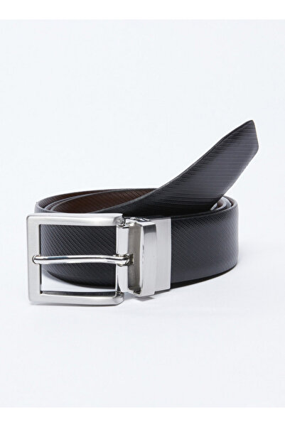 FAV Textured Belt with Metallic Pin Buckle