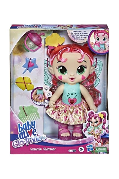 Hasbro Κούκλα Baby Alive Glo Pixies, Σάμι Σίμερ, Φωτεινή Νεράιδα 10,5 ίντσες ...
