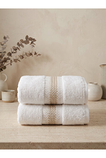 Dantela Katrina Set of 2 Embroidered Hand Towels 50X90 cm