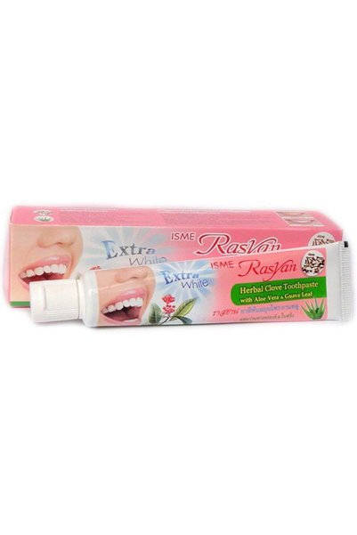 RASYAN Isme Herbal Clove Toothpaste with Aloe Vera & Guava Leaf 30g- 2pcs Pac...