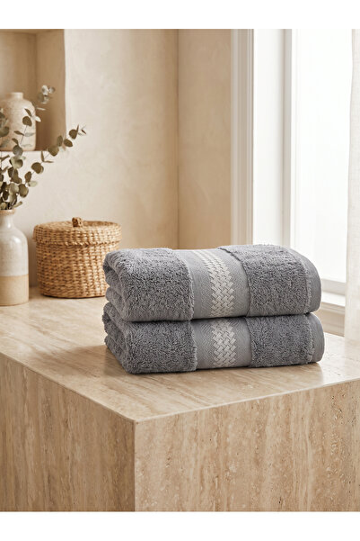 Dantela Katrina Set of 2 Embroidered Hand Towels 50X90 cm