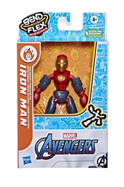 Hasbro Μάρβελ Εκδικητές Κάμψεις και Κινήσεις & Αξεσουάρ 15 εκ. Άιρον Μαν
