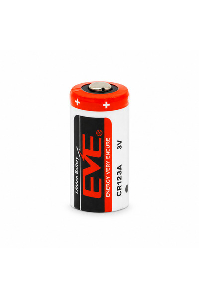 Eve CR123A 3V 1500mAh Lityum Pil | Yüksek Akım Kamera & Alarm Pili