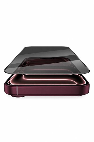 n noppax İphone 18 Pro Max Hayalet Ekran Koruyucu Cam 6D Ekran Koruyucu Kırılmaz ekran