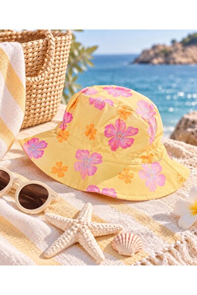 Hibiskus Bebek Organik Şapka