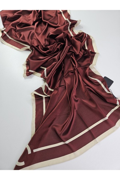 tomrisboutique Lüks Vual İpek Şal 70x180 cm Hafif Yumuşak ve Şık Dokulu Kadın...