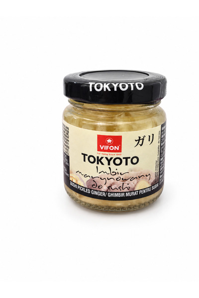 Tokyoto Ghimbir murat pentru sushi Vifon 50 g– Sushi Pickled Ginger, aromă au...