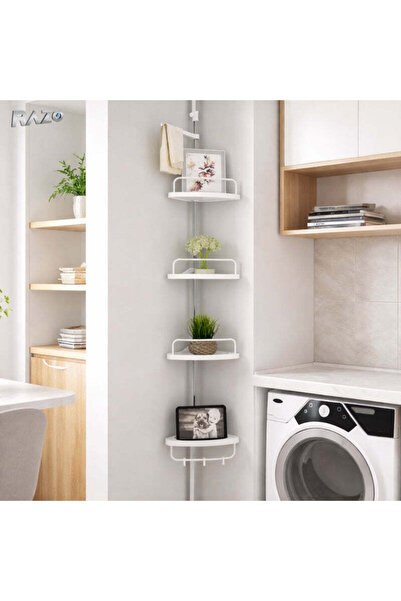 Razo Raft de colț extensibil pentru baie – Organizare inteligentă, design com...