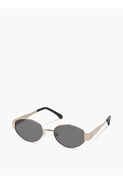 FAV Sunglasses Oval UV Protection Grey Lens