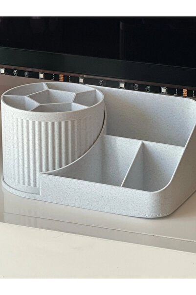 DU&ER 360 °   Rotating Multi-Compartment Desktop Organizer – Makeup, Cosmetic...