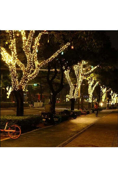 Razo Instalatie de Craciun , Becuri model Diamant , rola 50 m cu 240 LED-uri,...