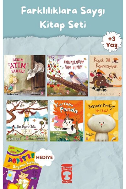 Timaş Çocuk Farklılıklara Saygı Kitap Seti - Okul Öncesi - 3+ Yaş Kitap Seti ...