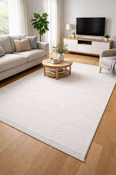 ALLY CARPET PORTO Modern Şık Dekoratif Akrilik Salon ve Oturma Odası Halısı