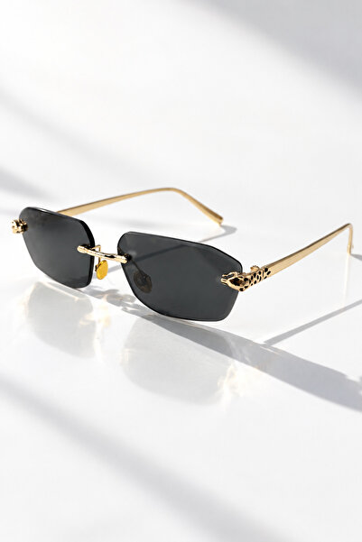 Goldmine Unisex Premium Yılan Detaylı Serpente Güneş Gözlüğü UV400 | Kılıf ve Silme Bezi Hediyeli