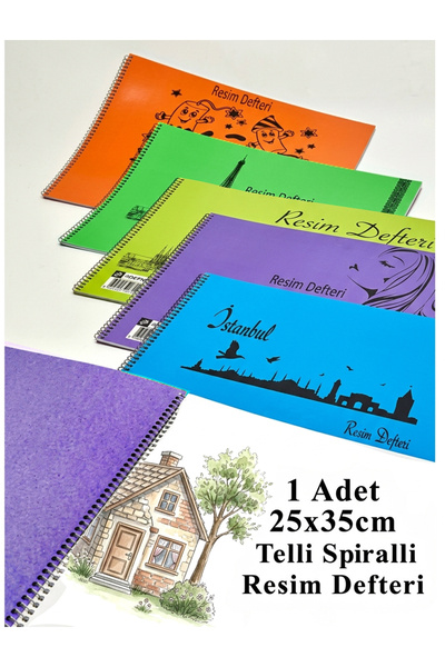 Limmy Picture Notebook Plastic Cover 25 Sheets 25X35 cm Medium Size Ring Bind...