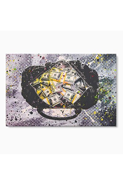 Luxcanva Tablou Canvas Hard Work Pays Off 120x80 cm pe Sasiu Lemn Decorativ B...