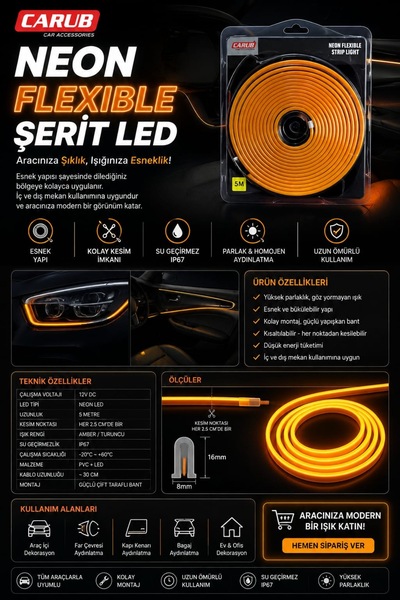 NEON FLEXIBLE ŞERİT LED